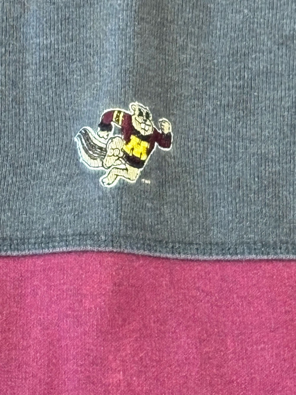 VTG 90s Team Starter Minnesota Gophers Crewneck Sweatshirt Oversized 3XL